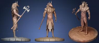 3D model Anubis 01 (STL)